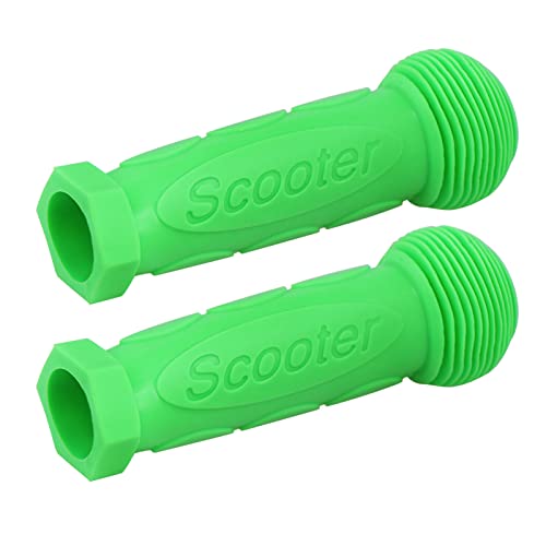 Gladeer Kids Scooter Handle Grips Replacement Handlebars for 2/3/4 Wheels Child Kick Scooters Bike Rocking Car, 2-Pack (Green)