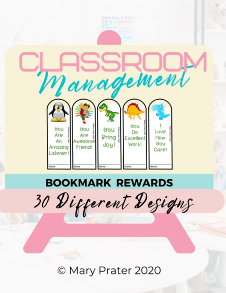 Classroom Management Reward Punch Cards