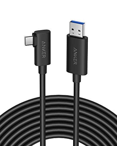 Anker 712 USB-A to USB-C Cable (16 ft Fiber Optic), 10 Gbps High Speed Data Transfer USB-A Charging Cord Compatible with Oculus Quest 2 Quest 1 VR Headset and USB-A Port Gaming PC