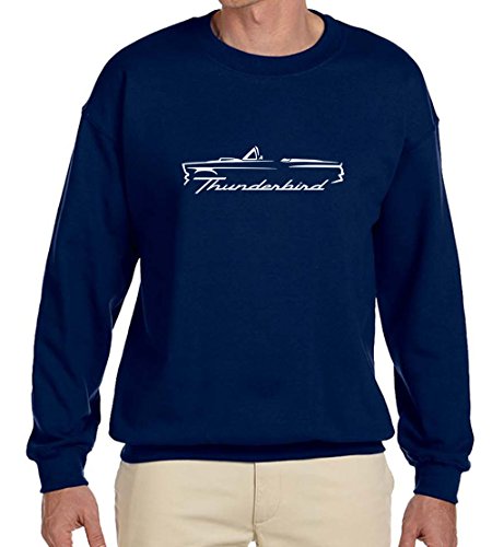 1955 1956 1957 Ford Thunderbird Convertible Classic Outline Design Sweatshirt 2XL navy blue | The Storepaperoomates Retail Market - Fast Affordable Shopping