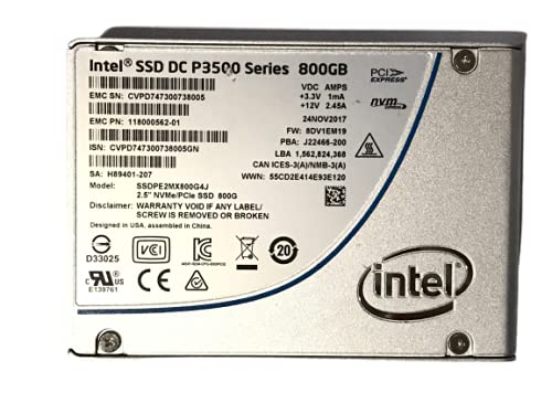 Ebid-Dealz Solid-State Drive 800 GB Intel DC P3500 Series PCI Express 3.0 X4 (NVME) (SSDPE2MX800G4J)