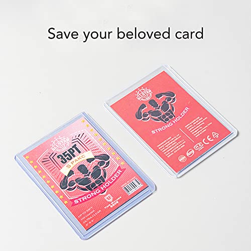 YEIO Top Loaders for Cards,Hard Card Sleeves PVC Trading Card Holder Clear Protective Sleeves Holder for Baseball Card,Sports Cards, Trading Card, Game Card 3 x 4 Inch (30 Pcs+50 Penny Sleeves) | The Storepaperoomates Retail Market - Fast Affordable Shopping