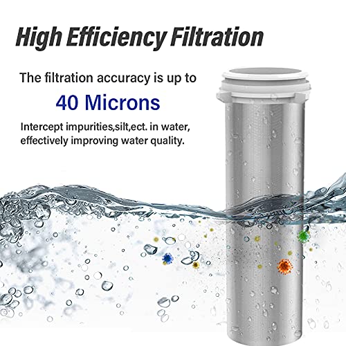 Cxztcl Spin Down Sediment Water Filter 1/2″ 40 Micron Backwash Whole House Inline Prefilter for Municipal Tap Water, Well Water,Adjustable Water Flow Design,Sliver | The Storepaperoomates Retail Market - Fast Affordable Shopping