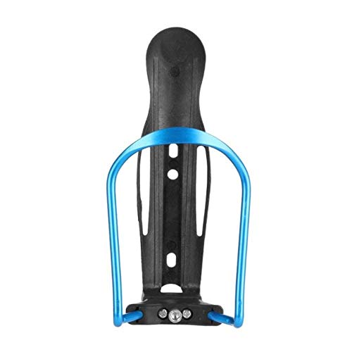 NAKITS Bottle Holder MTB Bicycle Water Bottle Holder with 360 Degree Rotatable Adapter Cycling Cup Drink Bottle Cage for Mountain Bike Accessories (Color : Blue Bottle Holder)