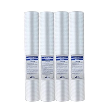 Distilled Water 4pcs 20″ Water Purifier 20 Inch 5 Micron Sediment Water Filter Cartridge Pp Cotton Filter Water Filter System for Sink | The Storepaperoomates Retail Market - Fast Affordable Shopping