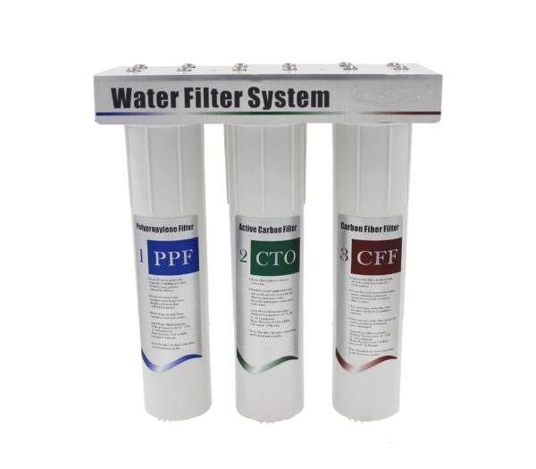 distilled water Water Filter Replacement with 3 Cartridges – Home or Office Water Purification System, Quick Installation Kit Water filter for sink