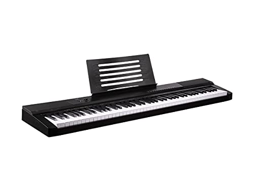 Monoprice with Semi-Weighted Keys Speakers, Multiple Voices and Timbres, Flexible I/O, Built in Metronome, and More (600043)