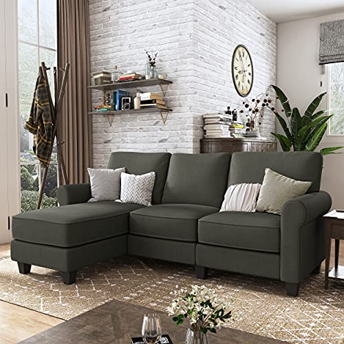 Nolany Convertible Sectional Sofa Couch Reversible Sectional L Shaped Sofa Couch