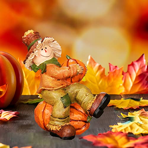 Christmas Decorations Gift Fiurines Scarecrow Table Decor Figurines Fall Figurine Decoration Smiling Autumn Harvest Pumpkins Thanksgiving Halloween Easter (Fall Figurine06) | The Storepaperoomates Retail Market - Fast Affordable Shopping