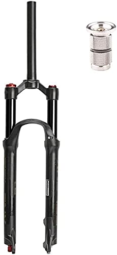 ZHANGYUEFEIFZ MTB Forks Bike Front Fork Bicycle Fork Mountain Bike 26 27.5 29 Inch Suspension Fork, Magnesium Alloy MTB Air Forks, with Expander Plug, Bicycle Accessories (Size : 29 inch)