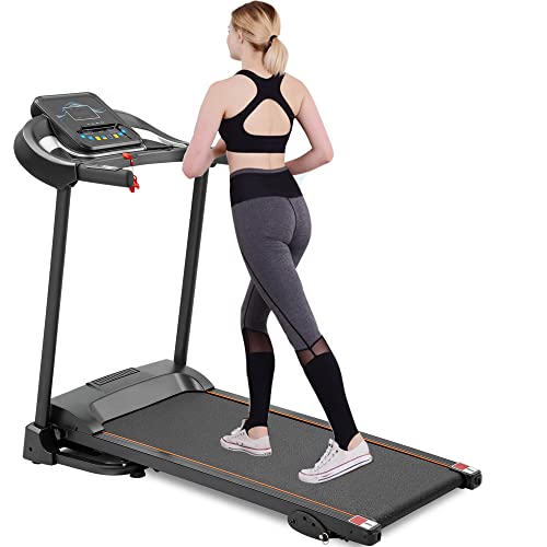 Treadmill, Folding Treadmill for Home Office Use for Exercise with LCD Monitor 3 Levels Manual Incline 12 Preset Program