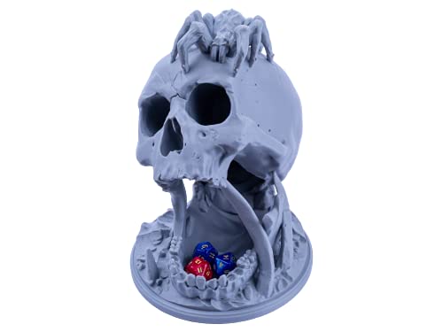 3D Vikings Dice Tower Skull For All Dice Sizes. Perfect Dice Roller for Dungeons and Dragons, Tabletop RPG, Miniature Games and Board Games
