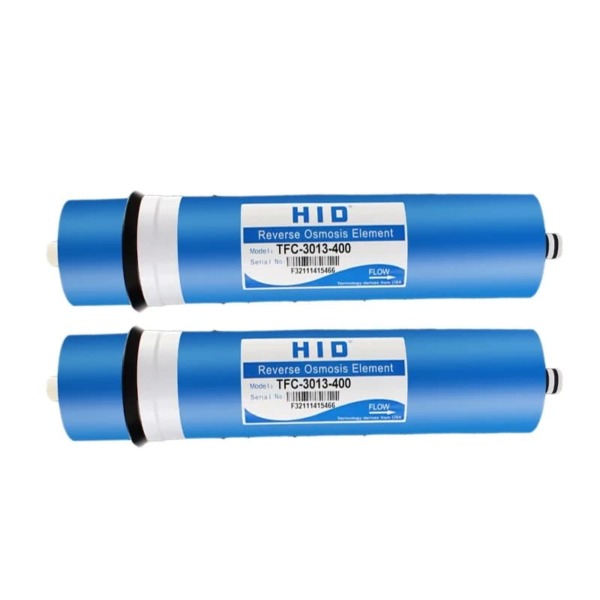 Man-hj Distilled Water 2pcs 400 GPD Reverse Osmosis Filter Reverse Osmosis Membrane Membrane Water Filters Cartridges Ro System Filter for Sink