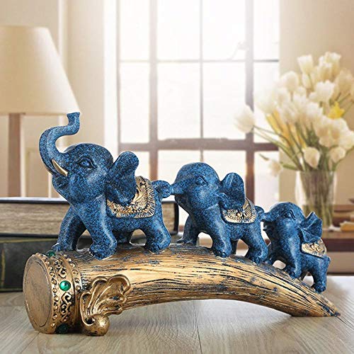 SHJDLSB Resin Crafts Small Elephant Home Living Room Decoration Ornaments