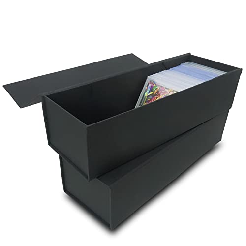 Trading Card Storage Box, Toploader Storage Box, Trading Card Holder Toploader Hobby Box for 800 Count Cards – 2 PACKS