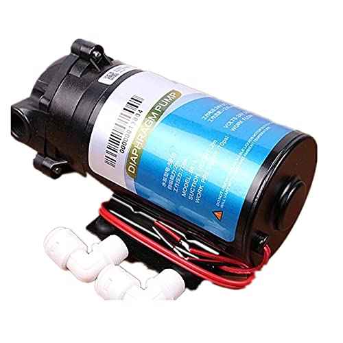 Man-hj Distilled Water 400 GPD Diaphragm Pump 24v High Pressure Pump, Vacuum Parts Filter for Water Reverse Osmosis System for Sink