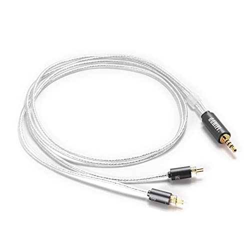 Linsoul DDHiFi BC50B 50cm Upgrade OCC Silver-Plated Mixed with Kevlar Fiber Replacement Earphone Cable for Bluetooth Amplifiers Available in 2.5mm and MMCX / 2pin 0.78 (BC50B, 2pin 0.78)