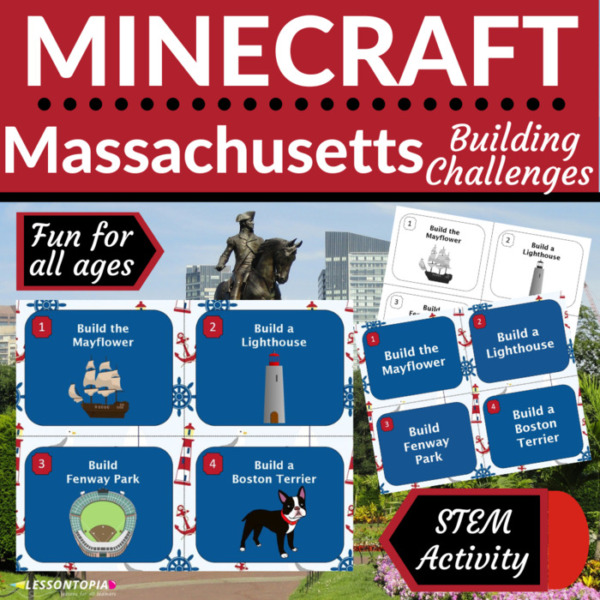 Minecraft Challenges | Massachusetts | STEM Activities