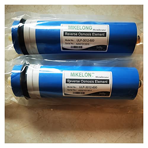 Man-hj Distilled Water 2PCS 600 GPD Reverse Osmosis Filter RO Membrane 3012-600 Membrane Water Filters Cartridges Ro System Filter for Sink