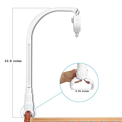 Baby Mobile arm with Music Mobile Motor,23 Inch Baby Mobile Holder for Crib,Musical Mobile arm for Crib | The Storepaperoomates Retail Market - Fast Affordable Shopping