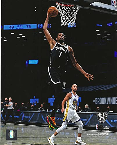 Brooklyn Nets Power Forward Kevin Durant Dunking The Ball 8×10 Photo Picture Wall Art Gift