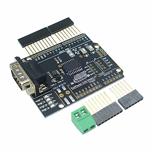 Rakstore MCP2515 Development Board CAN-Bus Shield Expansion Board SUB-D Connector UART IIC SPI LED Indicator Controller CAN