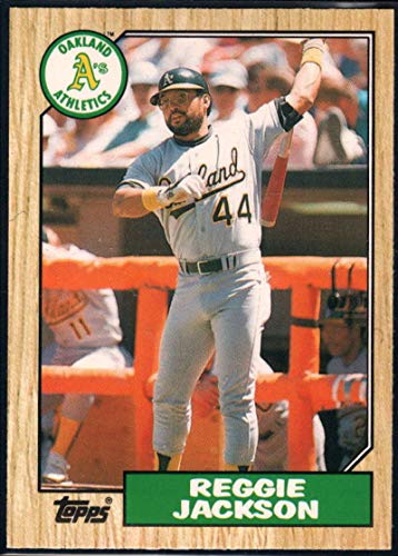 1987 Topps Traded #52T Reggie Jackson NM-MT Oakland Athletics Baseball J2M
