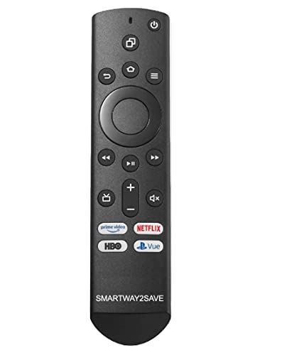 NS-RCFNA-19 Replacement IR Remote Control for All Toshiba Fire TV Editions and All Insignia Fire TV Editions – No Voice Function.