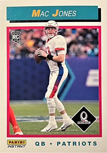 NEW 2021 Panini Football MAC JONES Authentic Pro Bowl ROOKIE Card Limited Print Run of Only 639 Cards! – New England Patriots