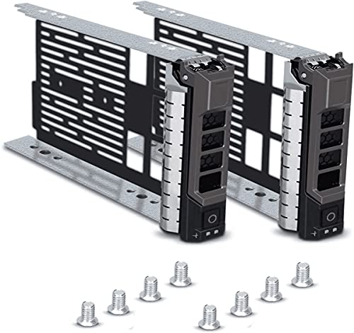 {2pcs Pack}3.5″ F238F SAS SATA SATAu Hard Drive Caddy Tray Enclosure Compatible for DELL PowerEdge R310 R320 R410 R415 R510 R515 R610 R710 T610 T710