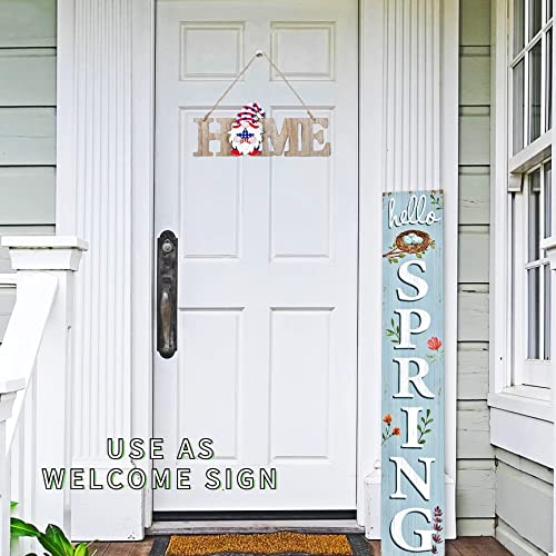 LittleFox 3D Gnome Interchangeable Seasonal Welcome Sign (Upgrade Designed) DIY with 8pcs Detachable Magnet Holiday Icons, Great for Rustic Farmhouse Decor or Housewarming Gift. | The Storepaperoomates Retail Market - Fast Affordable Shopping