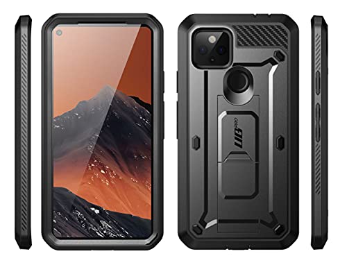SUPCASE Unicorn Beetle Pro Series Case for Google Pixel 5A 5G, Full-Body Rugged Holster & Kickstand Case with Built-in Screen Protector (Black) | The Storepaperoomates Retail Market - Fast Affordable Shopping