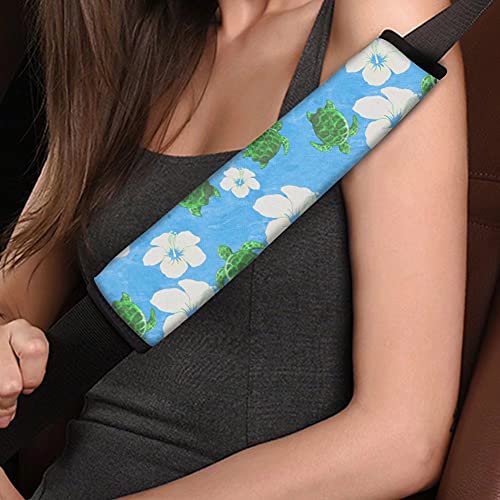 Bulopur Galaxy Starry Seat Belt Cover, Safety Belt Pad, Novelty Print Seatbelt Pads Shoulder Strap Cover Comfort Universal Car Accessories, Pack of 2