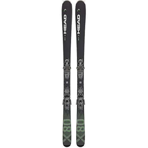 HEAD Kore 80 X LYT-PR Men’s Alpine Skis Anthracite Green + Tyrolia PRW 11 GW Binding (163)