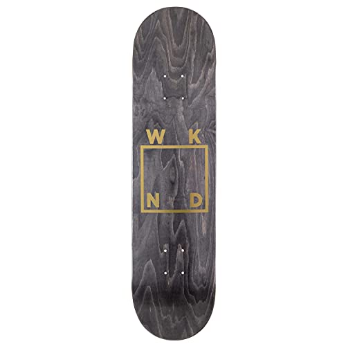 WKND Pro Skateboard Deck Gold Logo Black 8.0″