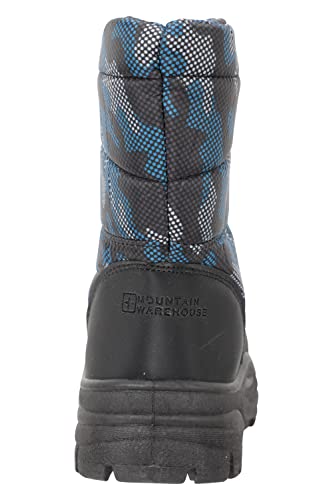 Mountain Warehouse Caribou Junior Snow Boots – Warm Winter Shoes Black Kids Shoe Size 7 US | The Storepaperoomates Retail Market - Fast Affordable Shopping