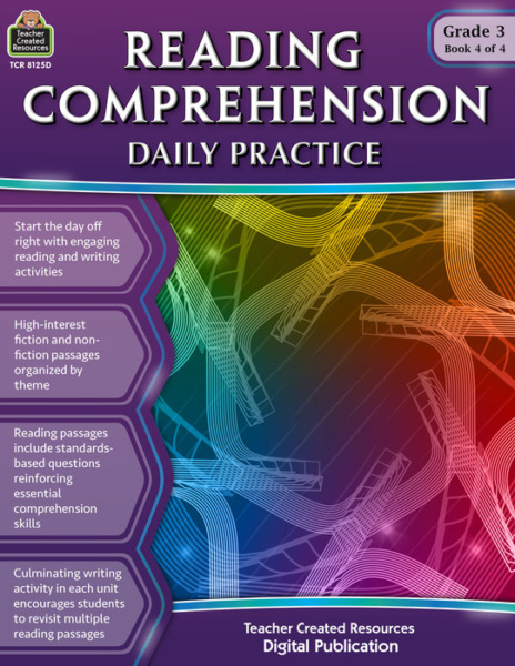 Reading Comprehension Daily Practice – Grade 3 (Book 4)