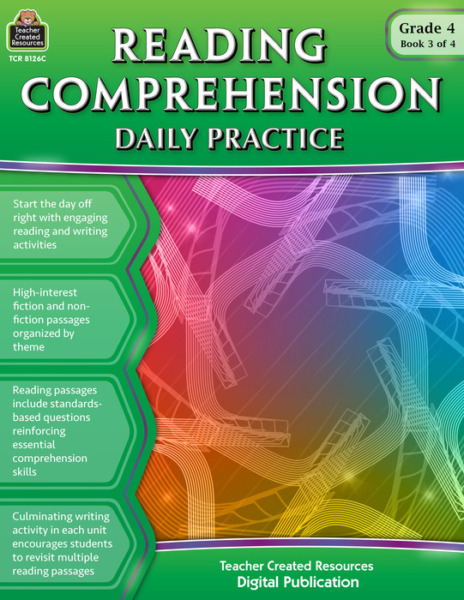 Reading Comprehension Daily Practice – Grade 4 (Book 3)