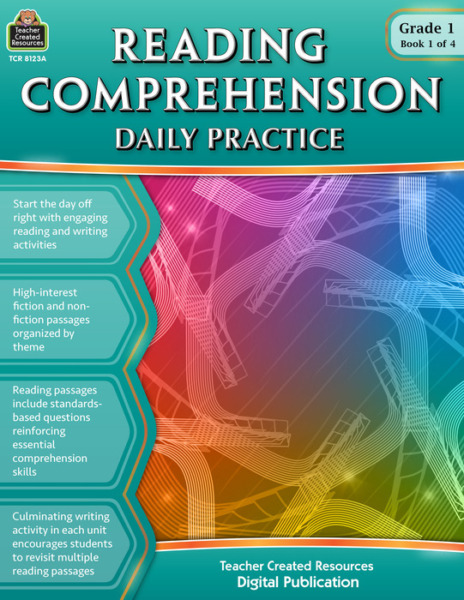 Reading Comprehension Daily Practice – Grade 1 (Book 1)
