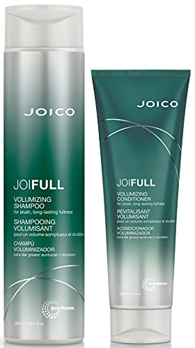 Joico JoiFULL Volumizing Shampoo & Conditioner Set | Plush & Long-Lasting Fullness | Boost Shine | For Fine/Thin Hair