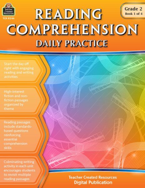 Reading Comprehension Daily Practice – Grade 2 (Book 1)