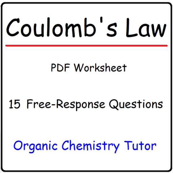 Coulomb’s Law – PDF Worksheet
