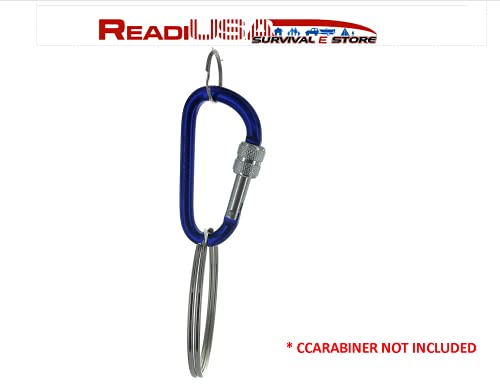 Readi USA 2 Three Inch (3inch) Extra Extra Large Jumbo Split Ring Key Rings Great Multiple Keys, & XL Gear Janitor Contactors, Heavy Duty Nickel Plated Key Holder & Organizer, Black | The Storepaperoomates Retail Market - Fast Affordable Shopping