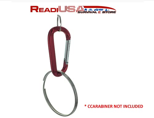 Readi USA 2 Three Inch (3inch) Extra Extra Large Jumbo Split Ring Key Rings Great Multiple Keys, & XL Gear Janitor Contactors, Heavy Duty Nickel Plated Key Holder & Organizer, Black | The Storepaperoomates Retail Market - Fast Affordable Shopping
