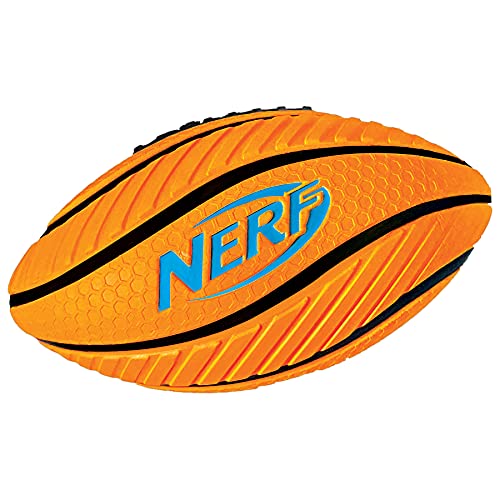 NERF Spiral Grip Foam Football – 8.5″ Soft Foam Football – Spiral Design for Aerodynamic Control