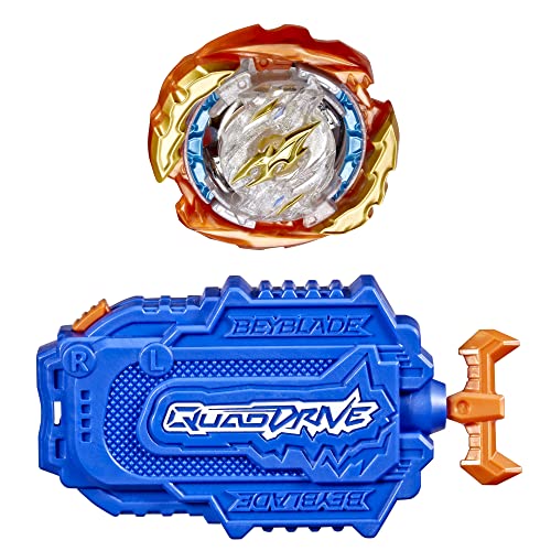 Beyblade Burst QuadDrive Cyclone Fury String Launcher Set — Battle Game Set with String Launcher and Right-Spin Battling Top Toy