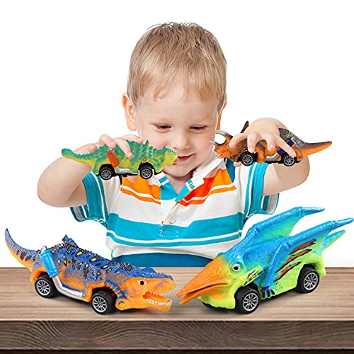 SCKTYZS Kids Dinosaur Pull Back Toy Cars 6 Pack, Mini Animal Push Back Cars Dinosaur Games for Boys Girls,Colorful Monster for Toddlers Ages 3,4,5,6 7 8 Year Old Christmas Birthday Gifts… | The Storepaperoomates Retail Market - Fast Affordable Shopping