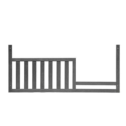 Toddler Bed Safety Guard Rail Compatible with Oxford Baby, Soho Baby, Ozlo Baby & Avalon Baby Cribs | See Description for List of Compatible Cribs (Arctic Grey)