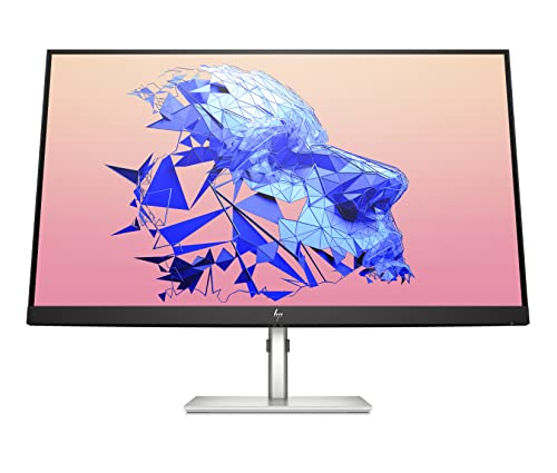 HP 4K HDR 31.5-inch Monitor 4K, Color Preset, Fully Adjustable Height, 60Hz Display (U32, Silver)
