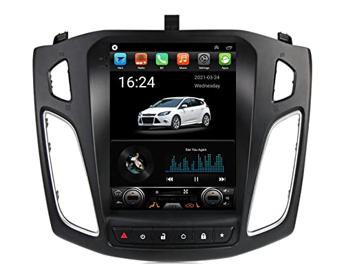 Android 10 Radio Ford Focus 2012-2018 10.4inch 2+32G Wireless carplay Tesla Style Stereo IPS Touch Screen WiFi GPS Navigation Free Camera